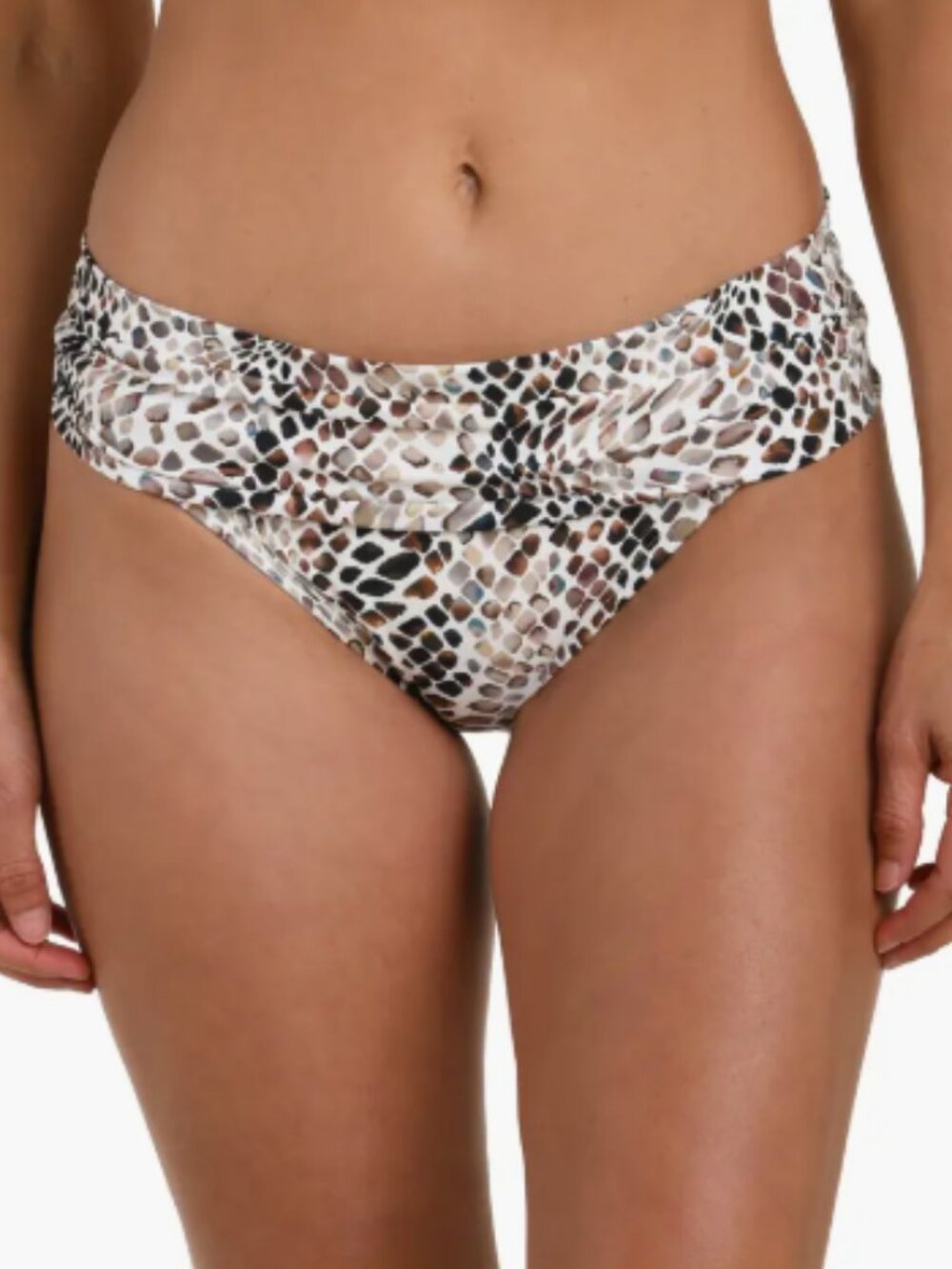 La Blanca Wild Shirred Bikini Bottoms – Taupe – Size 14 - NWT